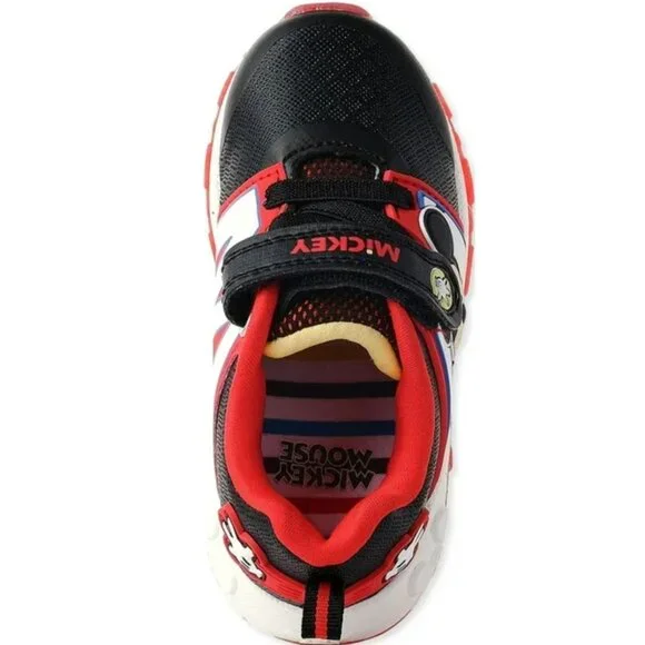 Disney Mickey Mouse Light Up Sneakers TODDLER BOY SIZE 12 NEW - Picture 2 of 10